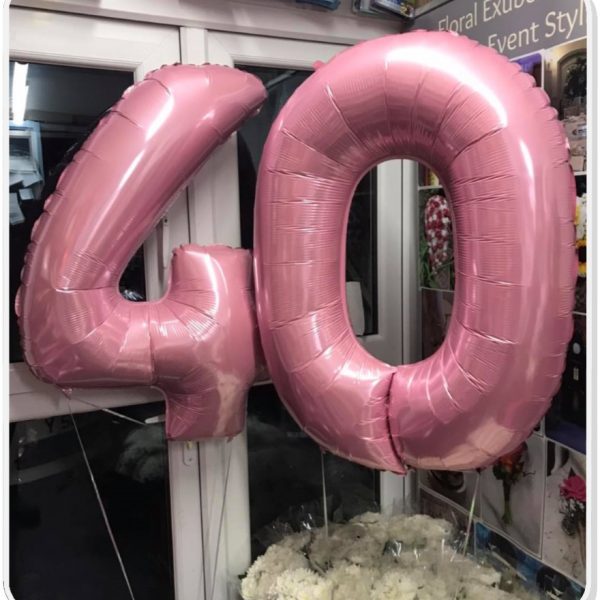 Large Foil Numbers Balloons